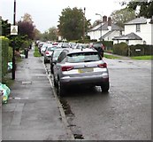 ST1580 : On-street parking, Pen-y-dre, Rhiwbina, Cardiff by Jaggery