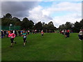 Finishing funnel of the 2019 Pattingham Bells cross country run