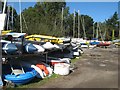 Stored boats