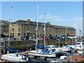 Lossiemouth harbour, former warehouses