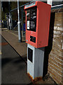 Permit to travel machine at White Notley Railway Station