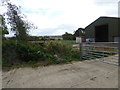 Farm buildings beside B4000