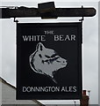 Sign for the White Bear, Shipston-on-Stour