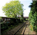 West along the Coryton Line from Whitchurch (Cardiff) station