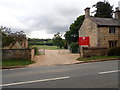 Entrance gate to Leadenham Polo Club