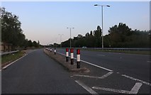 TL0252 : Layby on Paula Radcliffe Way, Clapham by David Howard