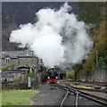 Arriving at Blaenau Ffestiniog