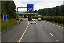 S4696 : Eastbound M7 at Junction 17 (Port Laoise West) by David Dixon