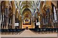 SK9771 : Lincoln Cathedral nave by Julian P Guffogg