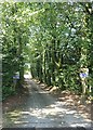 Entrance to the Ashfield Golf Course from the Cregganduff Road