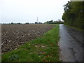 The lane to Ostlers Farm and White Hall