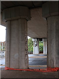 TL2371 : Under Huntingdon Viaduct by Hugh Venables