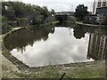 A 90 degree turn in Nottingham Canal.