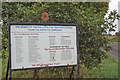 Memorial trees on the A1075 Dereham Road