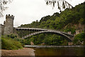NJ2845 : The Old Telford Bridge at Craigellachie, Scotland by Andrew Tryon