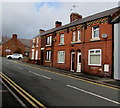 Row of brick houses, Chester Road, Buckley