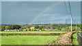 SU3019 : Rainbow at Hamdown Farm by David Martin