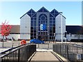 The principal entrance to the Buttercrane Shopping Centre, Newry