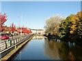 View North towards Ballybot Bridge over the Newry Canal