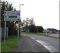 Southern Avenue directions sign on the approach to a roundabout, Leominster