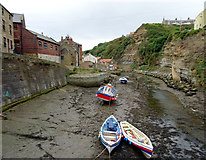 NZ7818 : Roxby Beck, Staithes by habiloid