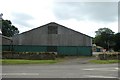 Large barn at the junction