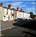 Leominster railway station direction sign