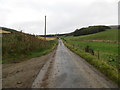 Minor road at the entrance to Drumdaig