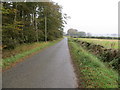 Minor road approaching Strathray