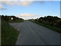 Junction of bridleway with minor road near Penlan-uchaf