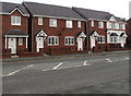 White front doors, Brunswick Road, Buckley