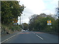 A676 Ramsbottom Road at Hawkshaw village boundary