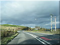 B6214 Helmshore Road at Higher Tops