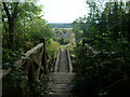 Wardour House from the old railway footbridge (Whitney-on-Wye)