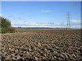 Ploughed field at Inchmichael