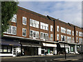 Shops and flats on Green Lane, Northwood