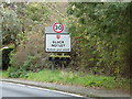 Black Notley Village Name sign on Witham Road