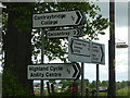 Signposts near Croy