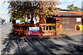 Signs at the entrance to Leominster Community Hospital