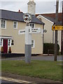 Signpost on Lanham Green Road
