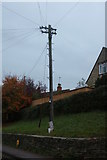 SP0127 : Traditional telegraph pole on Gloucester Street, Winchcombe by David Howard