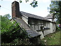 Old cottage next to footpath, near Mathon
