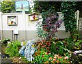 Flower garden at Wandsworth Road station