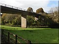 Viaduct carries the A361 over the Crooked Oak Valley