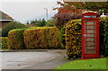 Red phonebox, The Close, Whitminster