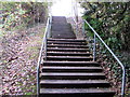 Steps up to Northern Avenue, Whitchurch, Cardiff