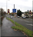 End of bus lane sign, Northern Avenue, Whitchurch, Cardiff