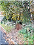 SO8793 : Station Road Path by Gordon Griffiths