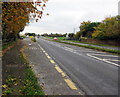 Whitminster bus stop opposite Attwoolls