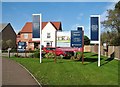 Signs at Clements Gate